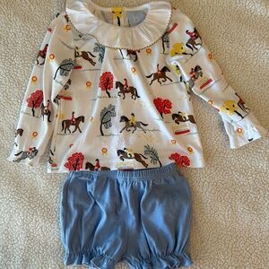 Bella Bliss 2-Piece Horse Outfit 18M
